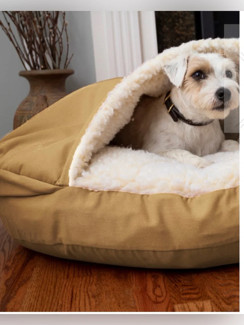 Snoozer Cozy Cave Orthopedic Dog Bed. Small. NWOT. Khaki Beige.